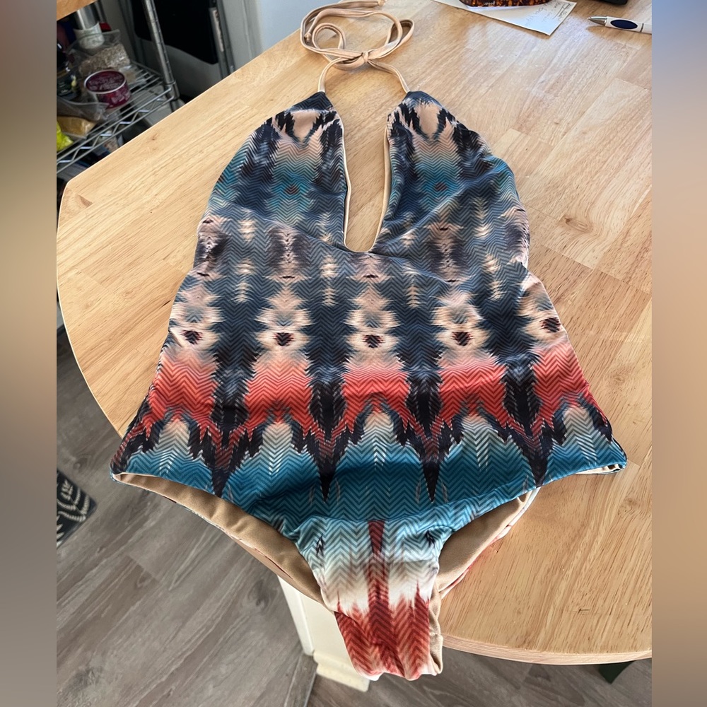 Water Glamour One piece halter swimsuit